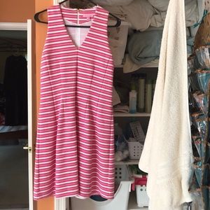 Lilly Pulitzer pink & white striped dress